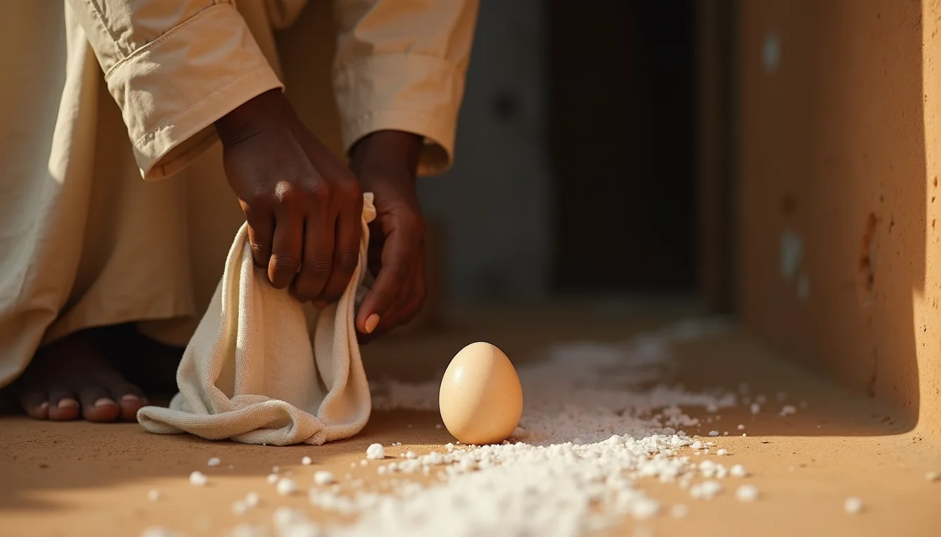 Envoûtement par l'œuf africain : danger et protection