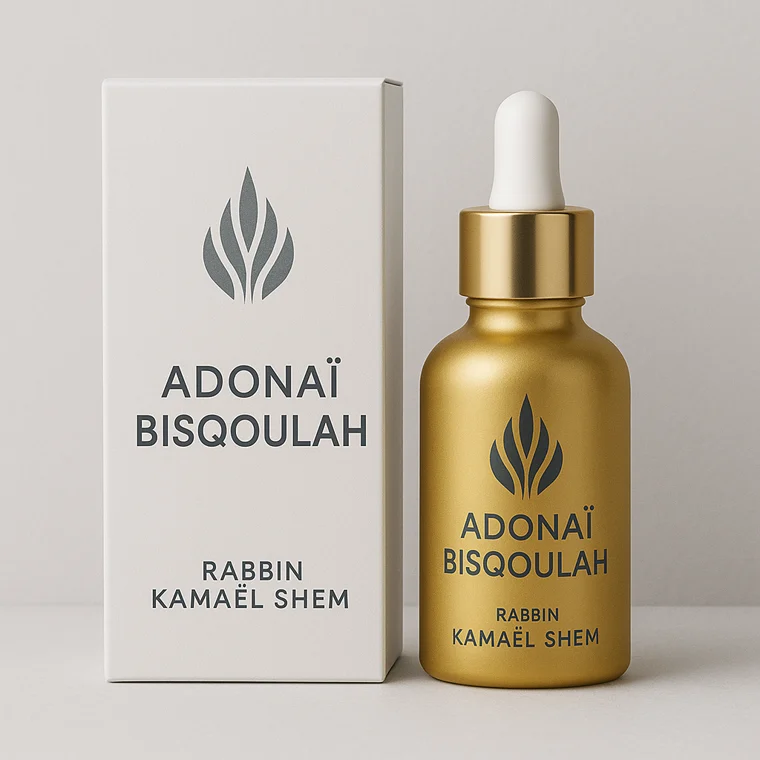 Huile d'onction Adonaï Bisquoulah de prospérité — Rabbin Kamael Shem